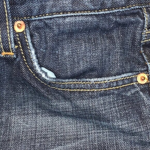 7 for all mankind man bootcut dark Wash stretch jeans size 28 - Picture 15 of 16